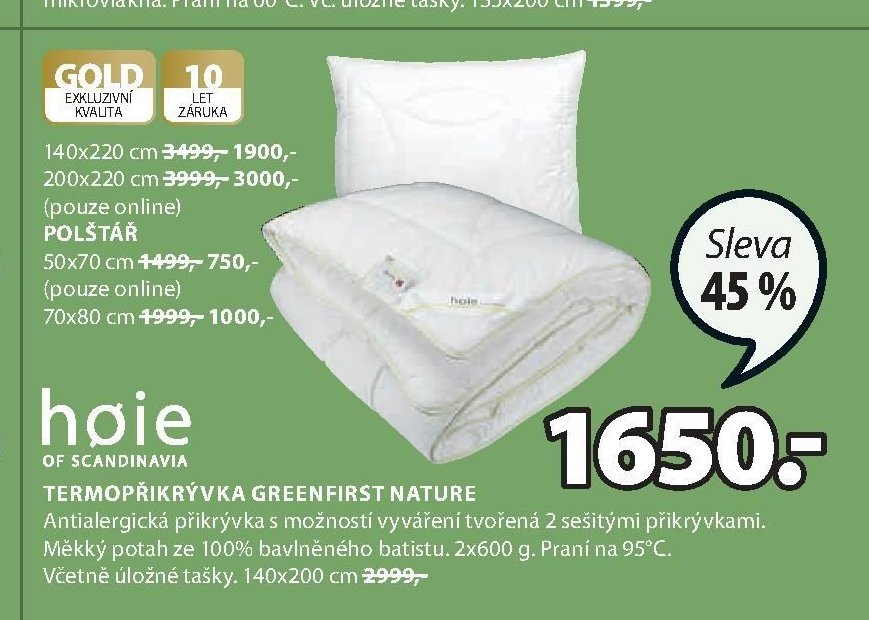 TERMOPŘIKRÝVKA GREENFIRST NATURE
