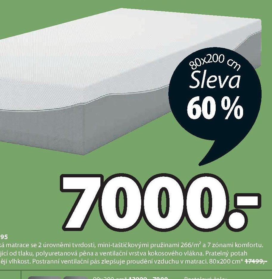 Pružinová matrace GOLD S95
