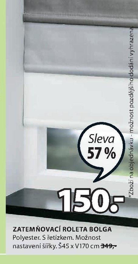 ZATEMŇOVACÍ ROLETA BOLGA