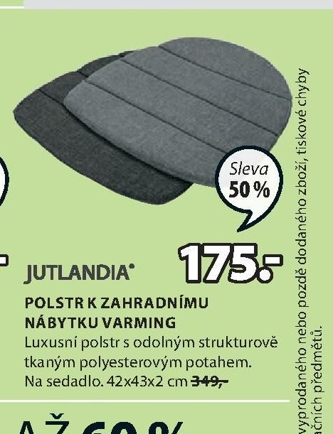 POLSTR K ZAHRADNÍMU NÁBYTKU VARMING