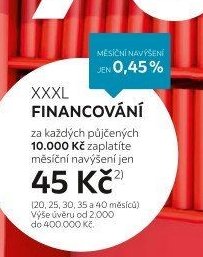 XXXL financování