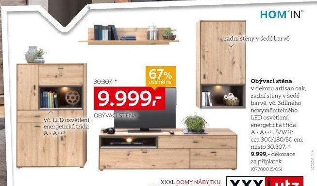 Obývací stěna