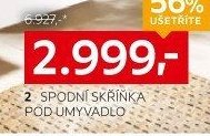 2 SPODNÍ SKŘÍŇKA POD UMYVADLO