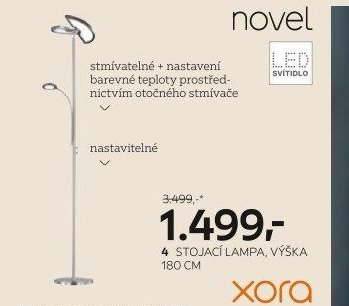 Stojací lampa (výška 180 cm)