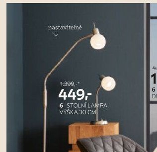 Stolní lampa (výška 30 cm)