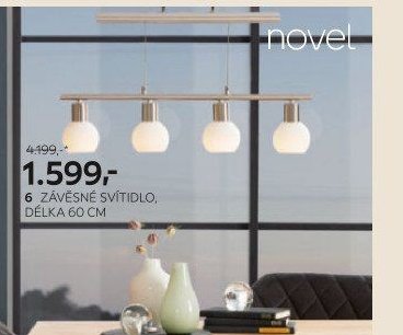 Závěsné svítidlo (délka 60 cm)