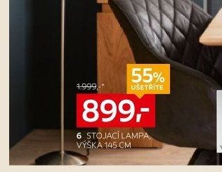 Stojací lampa (výška 145 cm)