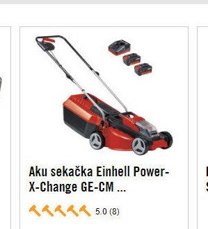 Aku sekačka Einhell Power-X-Change GE-CM
