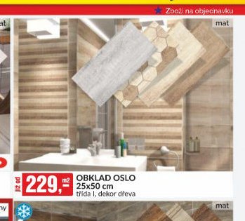 OBKLAD OSLO 25x50 cm
