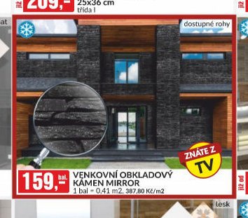 VENKOVNÍ OBKLADOVÝ KÁMEN MIRROR