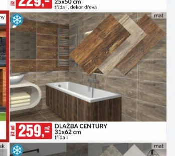 DLAŽBA CENTURY 31x62 cm