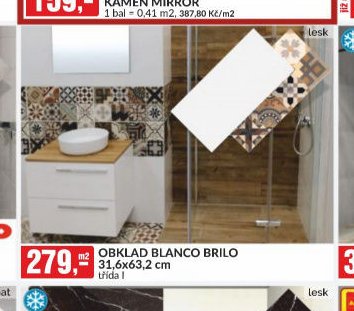 OBKLAD BLANCO BRILO 31,6x63,2 cm