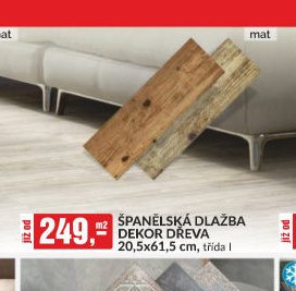 ŠPANĚLSKÁ DLAŽBA DEKOR DŘEVA