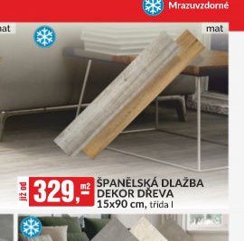 ŠPANĚLSKÁ DLAŽBA DEKOR DŘEVA