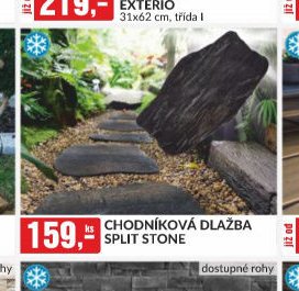 CHODNÍKOVÁ DLAŽBA SPLIT STONE