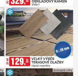 VELKÝ VÝBĚR TERASOVÉ DLAŽY
