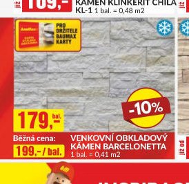 VENKOVNÍ OBKLADOVÝ KÁMEN BARCELONETTA