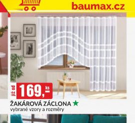 Žakárová záclona