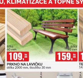 Prkno na lavičku
