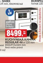 Kuchyňská kamna Regular 46