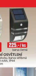 LED SOLÁRNÍ OSVĚTLENÍ barva černá
