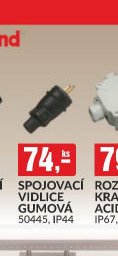 SPOJOVACÍ VIDLICE GUMOVÁ 50445, IP44