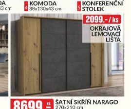 Šatní skříň Narago