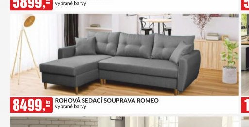 ROHOVÁ SEDACÍ SOUPRAVA ROMEO