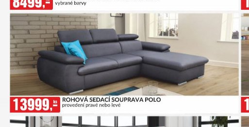 ROHOVÁ SEDACÍ SOUPRAVA POLO