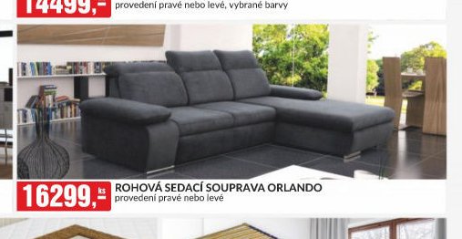 ROHOVÁ SEDACÍ SOUPRAVA ORLANDO