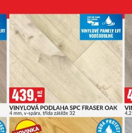 VINYLOVÁ PODLAHA SPC FRASER OAK
