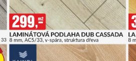 LAMINÁTOVÁ PODLAHA DUB CASSADA