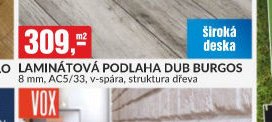 LAMINÁTOVÁ PODLAHA DUB BURGOS