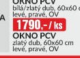 OKNO PCV zlatý dub