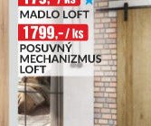 POSUVNÝ MECHANIZMUS LOFT