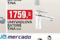 UMYVADLOVÁ BATERIE TINA bílá