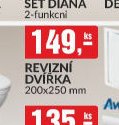 RIZVNÍ DVÍŘKA 200x250 mm