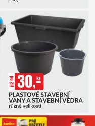 PLASTOVÉ STAVEBNÍ VANY A STAVEBNÍ VĚDRA