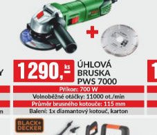 Úhlová bruska PWS 7000