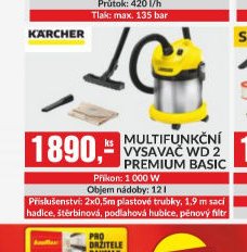 Multifunkční vysavač WD 2 Premium Basic