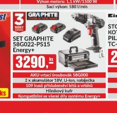 Set Graphite 58g022-ps15 Energy+