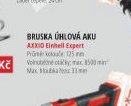 Bruska úhlová aku AXXIO Einhell Expert