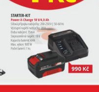 Starter-kit Power-X-Change 18 V/4,0 Ah