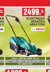 Elektrická sekačka Bosch ARM 3200