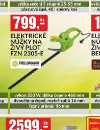 Elektrické nůžky na živý plot Fieldmann FZN 2305-E