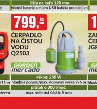 Čerpadlo na čistou vodu Q2503