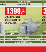 Zahradní čerpadlo Garden Mercado JGP6005