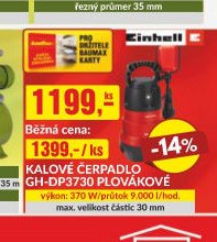 Kalové čerpadlo GH-DP3730 Plovákové