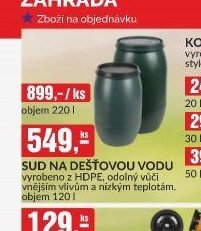 Objem 220 l