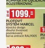 Plotový systém Marcel 200x120 cm